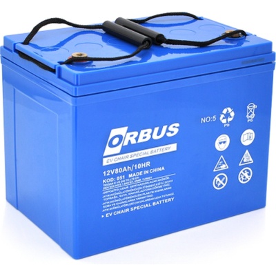 Батарея к ИБП Orbus EN-12-80 GEL 12V 80 Ah (EN-12-80)