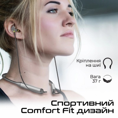 Навушники Promate ANC Velcon Grey (velcon.grey)