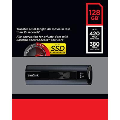 USB флеш накопитель SanDisk 128GB Extreme Pro USB 3.1 (SDCZ880-128G-G46)