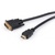 Кабель мультимедійний HDMI to DVI 24+1 5.0m Vinga (VCPHDMIDVI5)