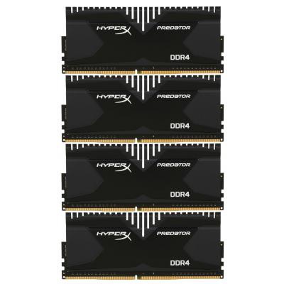 Модуль памяти для компьютера DDR4 32GB (4x8GB) 3000 MHz HyperX Predator Kingston (HX430C15PBK4/32)