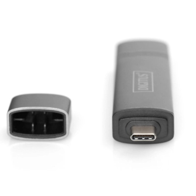 Зчитувач флеш-карт Digitus USB-C/USB 3.0 SD/MicroSD (DA-70886)