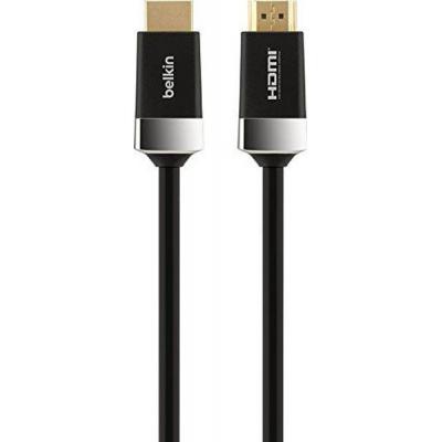 Кабель мультимедийный HDMI to HDMI 1.5m Belkin (AV10150bf1.5M-M)