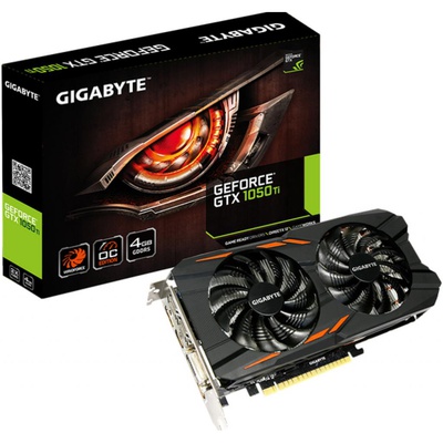 Видеокарта GIGABYTE GeForce GTX1050 Ti 4096Mb WINDFORCE 2X OC (GV-N105TWF2OC-4GD)