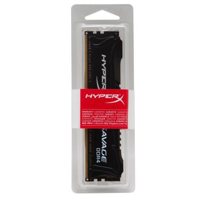 Модуль памяти для компьютера DDR4 8GB 2666 MHz HyperX Savage Black Kingston (HX426C13SB/8)