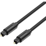 Кабель мультимедійний Optical Toslink 1.0m black Vention (BAEBF)