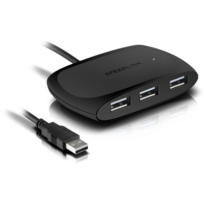 Концентратор Speedlink SNAPPY USB Hub (SL-140010-BK)