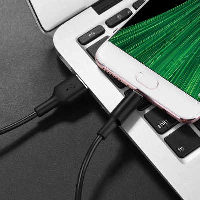 Дата кабель USB 2.0 AM to Micro 5P 1.0m 2A PVC X25 black HOCO (6957531080121)