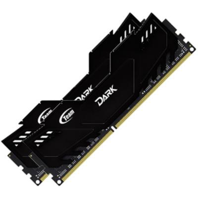 Модуль памяти для компьютера DDR4 8GB (2x4GB) 2666 MHz Dark Black Team (TDKED48G2666HC15ADC01)