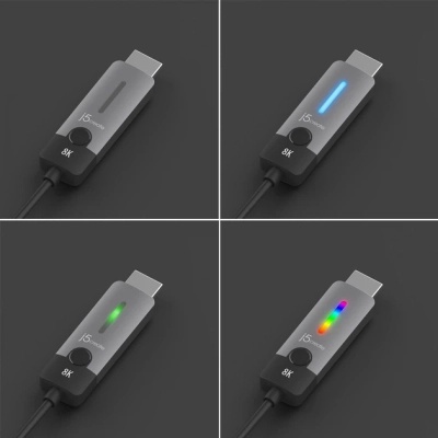 Кабель мультимедійний USB-C to HDMI M 1.8m 8K 60Hz LED RGB J5create (JCC157-N)