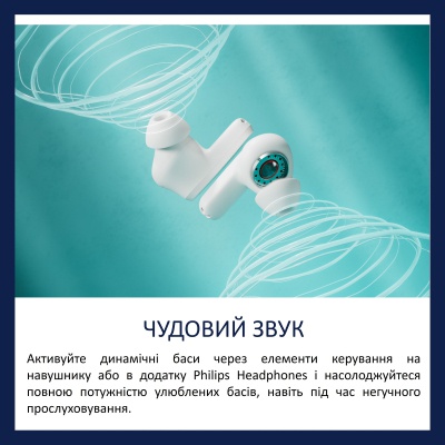 Навушники Philips TAT2000WT/00 Wireless White (TAT2000WT/00)
