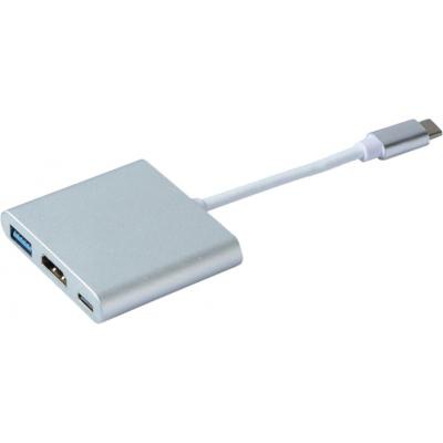 Переходник Dynamode Dynamode USB3.1 Type-C to 1хHDMI, 1хUSB 3.0, 1хUSB Type-C Fe (Multiport USB 3.1 Type-C to HDMI)