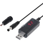 Кабель живлення USB 5V to DC 9V/12V 5.5*2.1/3,5*1,35 mm Dynamode (KWS-912V)