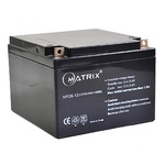 Батарея до ДБЖ Matrix 12V 26AH (NP26-12)