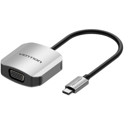 Перехідник USB3.1 Type-C to VGA (F) 0.15m 1080p 60Hz Vention (TDFHB)