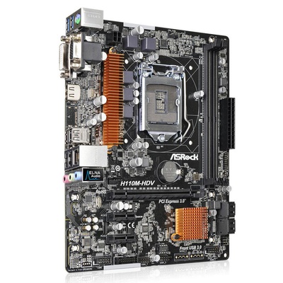 Материнская плата ASRock H110M-HDV