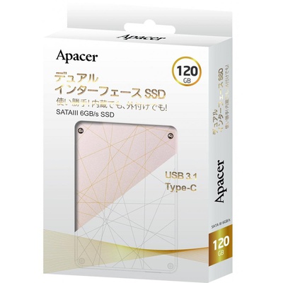 Накопитель SSD USB 3.1 120GB Apacer (AP120GAS720-1)