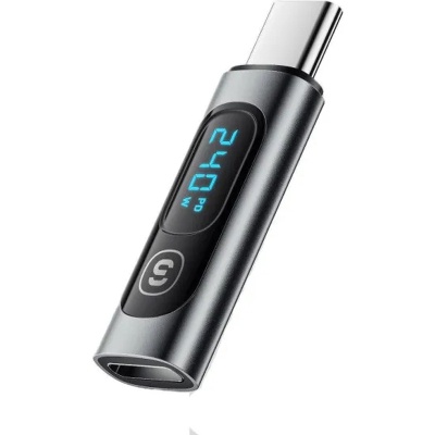 Перехідник USB-C F to USB-C M digital display Essager (EZJTT-TX0G-P)