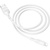 Дата кабель USB 2.0 AM to Lightning 1.0m 2.4A PVC BX43 white BOROFONE (6931474735584)