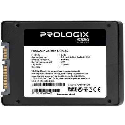 Накопичувач SSD 2.5' 240GB Prologix (PRO240GS320)