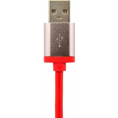 Дата кабель LogicPower 2 в 1 USB 2.0 -> micro USB -> Lightning R 1м красный /Retail (4107)