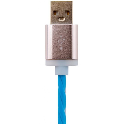 Дата кабель LogicPower USB 2.0 -> Lightning 1м R (метал. плетение)  красный /Reta (5123)