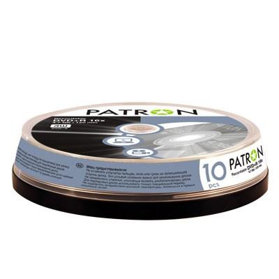 Диск DVD+R PATRON 4.7Gb 16x Cake box 10шт (INS-D016)