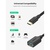 Перехідник OTG USB 3.0 AF to USB-C US154 black UGREEN (30701)