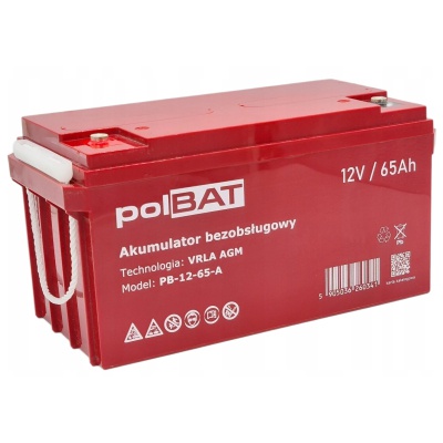 Батарея к ИБП polBAT AGM 12V-65Ah (PB-12-65-A)