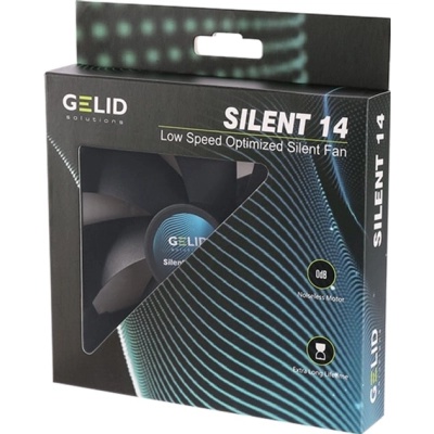 Кулер до корпусу Gelid Solutions Silent 14 Black 140 mm (FN-PX14-11)