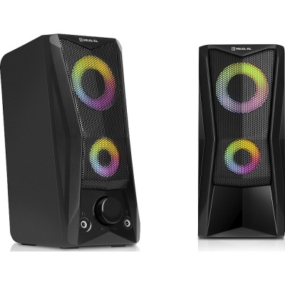 Акустична система REAL-EL S-107 USB Black (EL121100017)