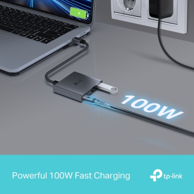 Концентратор TP-Link USB-C 3-in-1 1xUSB 3.0 + 1xUSB-C PD 100W + 1xHDMI (UH3020C)