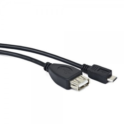 Перехідник OTG USB 2.0 AF to Micro 5P 0.15m Maxxter (U-AFM-OTG)