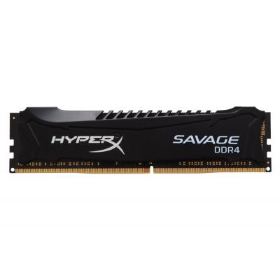 Модуль памяти для компьютера DDR4 4GB 2666 MHz Savage Blak Kingston (HX426C13SB2/4)