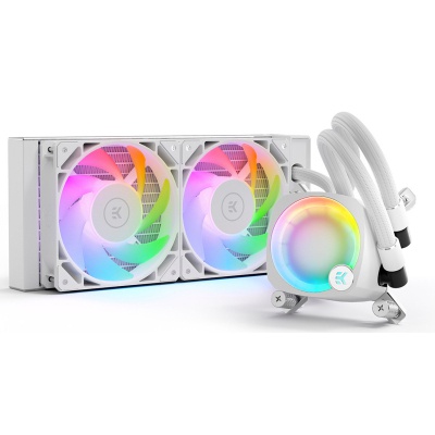 Система рідинного охолодження Ekwb EK-Nucleus AIO CR240 Lux D-RGB - White (3831109897843)