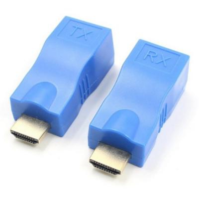 Перехідник HDMI к кабелю RJ45 (Patch Cord) 30m Extradigital (KBH1754)