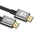 Кабель мультимедійний HDMI to HDMI 3.0m v2.0 black XO (GB017A-HDMI.tranish)