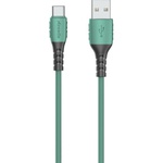 Дата кабель USB 2.0 AM to Type-C 1.0m PD-B51a Green Proda (PD-B51a-GR)