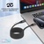 Дата кабель USB-C to USB-C springy.black Promate (springy.black)