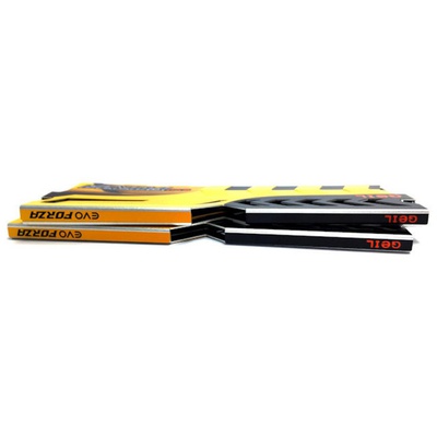 Модуль памяти для компьютера DDR4 16GB (2x8GB) 3200 MHz FORZA Yellow GEIL (GFY416GB3200C16DC)