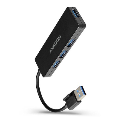 Концентратор AXAGON USB 3.1 to 4xUSB 3.0 black (HUE-G1A)