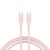 Дата кабель USB-C to USB-C 1.0m CC60SC10 60W Silicon Pink Sand Canyon (CNS-CC60SC10PS)