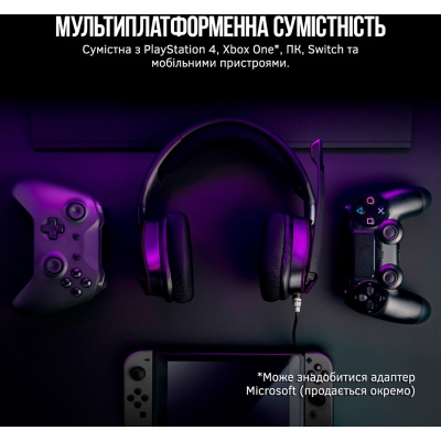 Навушники Corsair Void RGB Elite USB Premium with 7.1 Surround Sound Carbon (CA-9011203-EU)