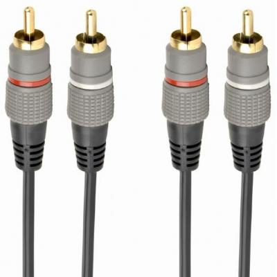 Кабель мультимедійний 2RCA to 2RCA 2.5m Cablexpert (CCAP-202-2.5M)