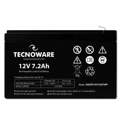 Батарея до ДБЖ TECNOWARE 12V-7.2Ah (EACPE12V7A2TWP)