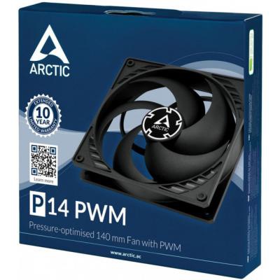 Кулер для корпуса Arctic P14 Silent black (ACFAN00139A)
