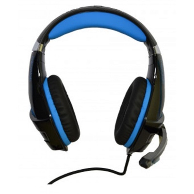 Наушники Microlab G6 3.5mm/USB Black/Blue (G6B)