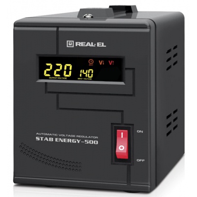 Стабилизатор REAL-EL STAB ENERGY-500 (EL122400011)