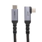 Дата кабель USB-C to USB-C 1.0m 10Gbps, 100W, 20V/ 5A, 4K/ 60HZ angel USB3.1 PowerPlant (CA913329)