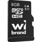 Карта пам'яті Wibrand 8GB mictoSD class 10 (WICDHC10/8GB)